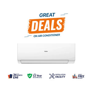 Haier HSU-12TurboAqua Non Inverter AC - 1.0 Ton